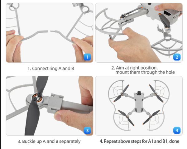 DJI Mini 4 Pro Pervane koruyucu