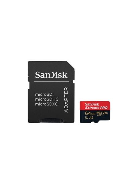Sandisk Extreme Pro microSD UHS-I Card 64GB Hafıza Kartı
